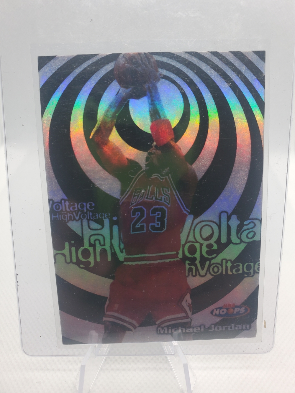 REPRINTED Michael Jordan High Voltage Refractor #14HV  ((REPRINTED CARD)))